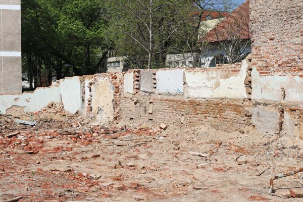 Brick Wall Demolition in Kerrville
