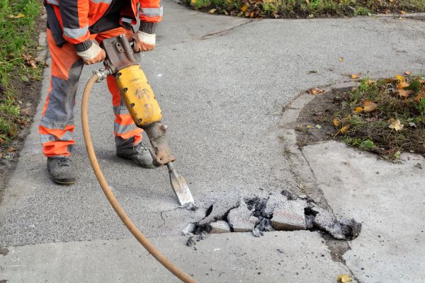 Concrete Sidewalk Removal in Kerrville