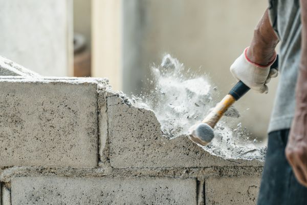Block Wall Demolition in Kerrville